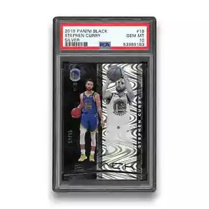 2019 Panini Black #19 Stephen Curry PSA 10 Silver /65 - Picture 1 of 4