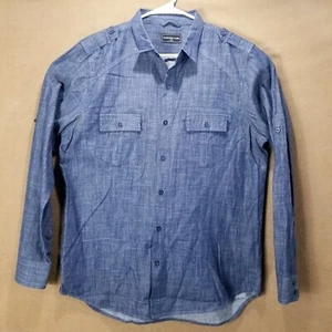 sovereign code shirt Long sleeve Collared Men's size L - Picture 1 of 8