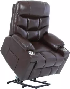 Electric Riser and Recliner Chair Extra Large Wide w/ Remote USB port Cup Holder - Picture 1 of 6