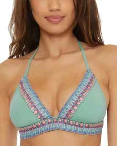 BECCA by Rebecca Virtue Fiesta Avery Halter Bikini Top MSRP $84 - Picture 1 of 5