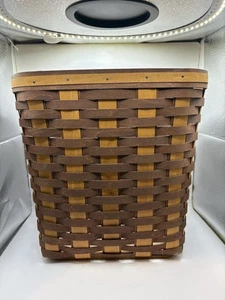 Longaberger piccolo cestino ovale per rifiuti - Foto 1 di 6