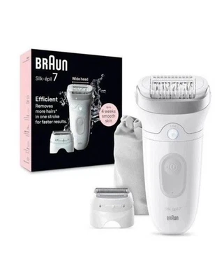Braun Silk-épil 7 Hair Removal Epilator, Shaver/Trimmer SE7-041, Damaged Box Fs - Image 1 of 2
