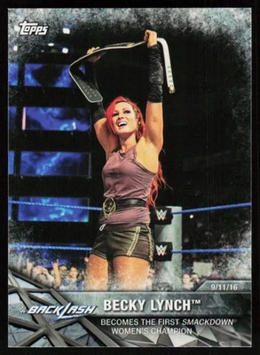 2017 Topps WWE Women's Becky Lynch #WWE-5 WRESTLING CARD WWE Matches and Moments - Image 1 of 2