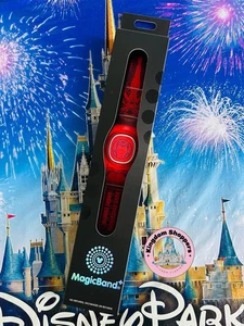 Disney Parks MagicBand + MagicBand Plus Bruja Escarlata Marvel Rojo Nuevo - Imagen 1 de 1