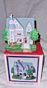 Liberty Falls AH285 The Schreiber Home Americana Villaggio di Natale Dept  - Foto 1 di 5