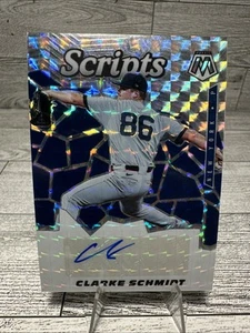 2021 Panini Mosaic Clarke Schmidt Scripts Prizm Auto Rookie RC #SCR-CS - Picture 1 of 2