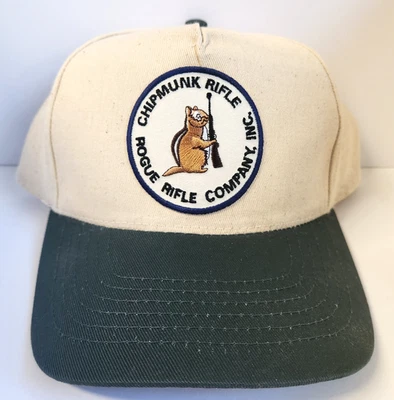 CHIPMUNK RIFLE ROGUE RIFLE CO Oregon Hat Snap Back Ball Cap New Old Stock Vtg - Image 1 of 4