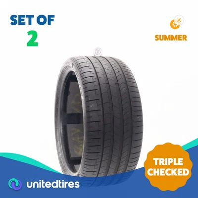 Комплект (2) б/у 285/30R21 Pirelli P Zero PZ4 MO-S PNCS 100Y - 7/32 - Изображение 1 из 4