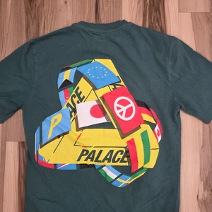 Palace Skateboards Shirt Herren M Grün Tri Flag Kurzarm - Bild 1 von 14