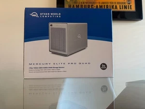 OWC 40TB Mercury Elite Pro Quad 4-Bay USB 3.2 Gen 2 RAID Enclosure - Picture 1 of 12