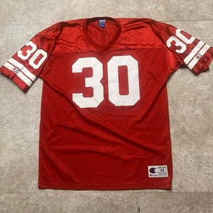 Vintage 90’s San Francisco 49ers Style red/white Champion Football Trikot Gr. 48 USA - Bild 1 von 9