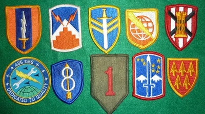 U.S.Militär Konvolut 10 stück Patches Abzeichen - Bild 1 von 2
