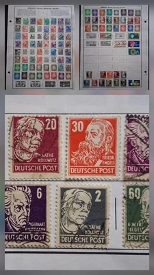 Germany DDR 1949 + Stamps On Harris Album Page From Huge Stamp Collection  - Image 1 of 4