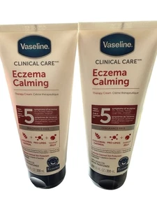 Vaseline Clinical Care Eczema Calming Therapy Cream 6.8ozEach (2 pack) NEW - Picture 1 of 5