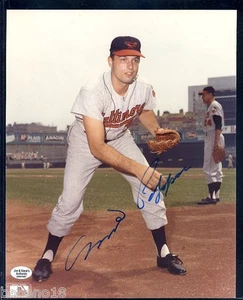 Milt Pappas signed Autogramm Auto 8x10 Foto mit COA & HOLO - Bild 1 von 2