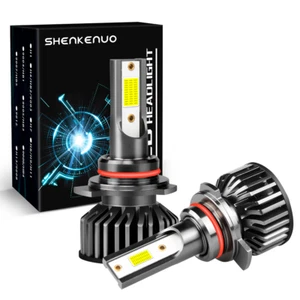 SHENKENUO Super Brillante 9012 Kit Faros LED Bombillas Viga Alta/Baja Blanco HIR2 - Imagen 1 de 12