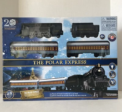 Lionel The Polar Express Battery Operated Train Set 28 Pieces 71-1925-200 - Image 1 of 4