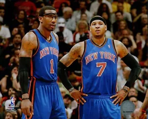 New York Knicks Carmelo Anthony Stoudemire Licensed Unsigned Glossy 8x10 Photo C - Picture 1 of 1