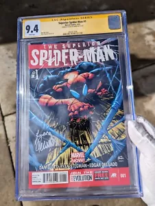 Superior Spider-Man #1 2013 1st Printing CGC 9.4 Signed by Ryan Stegman - Picture 1 of 4