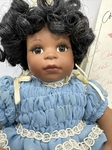 Marie Osmond "Debra Tiny Tot" Porcelain Doll Baby Hand Numbered #571 COA EUC - Picture 1 of 15