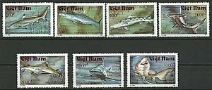 Estampillas de Vietnam: tiburones 1991. Juego de 7. Como nuevo nunca montado - Imagen 1 de 1