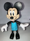 Disney Minnie Mouse Figure 5.5"  2016 Mattel Push Button  Arms & Head