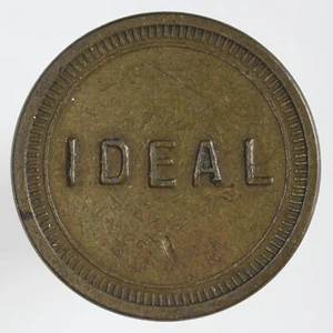 IDEAL - GOOD FOR ONE FREE PLAY Amusement Token - Picture 1 of 2