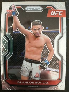 2021 Panini Prizm UFC BRANDON ROYVAL Base ROOKIE RC CARD #68