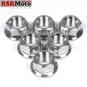 Yamaha MT09 / SP (14-20) Tracer 9 XSR900 (16-21) Titanium Sprocket Nuts - Picture 1 of 3