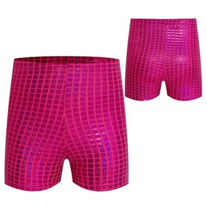 Boys Girls Shorts Sparkle Bottom Competition Hot Pants Practice Underpants Soft - Picture 1 of 61