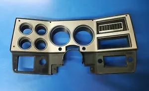 1984-1987 Chevrolet GMC C/K Suburban Blazer SILVER Gauge Cluster Dash Bezel USED - Picture 1 of 10