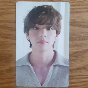 V Taehyung Tarjeta Fotográfica Oficial de Doble Cara BTS Kit Deco Genuino Kpop - Imagen 1 de 2