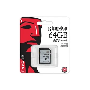Carte mémoire flash Kingston Digital SDXC classe 10 UHS-I 45R/10W SD10VG2/64 Go - Photo 1 sur 2