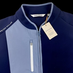 Peter Millar Crown Sport Full Zip Mid-Weight Performance Vest Jacket LRG $250 - Picture 1 of 9