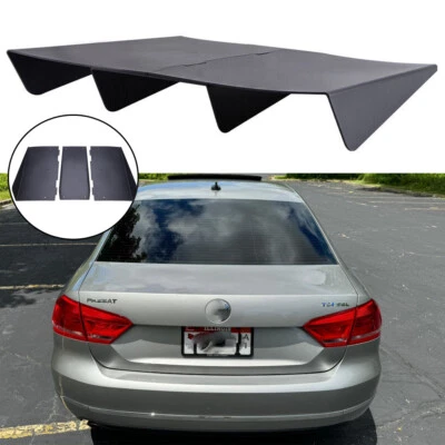 Rear Lip Bumper Diffuser Shark 4Fins Spoiler Wing Lip For  Volkswagen Passat TDI - Image 1 of 4