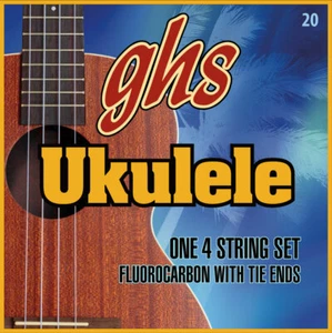 Cuerdas de ukelele extremo de lazo Ghs fluorocarbono hawaiano D-Tuning 22-22 20 - Imagen 1 de 1