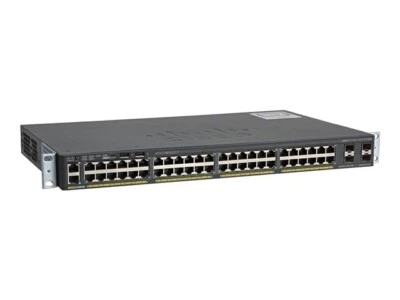 NEW Cisco Catalyst WS-C2960X-48TS-L 48-Port Gigabit Ethernet Switch - Managed - Image 1 of 2