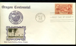 FDC 1948 - Scott # 964 - Oregon - Crosby Cachet UA - Imagen 1 de 1