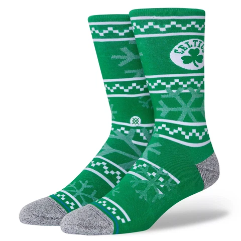 Stance NBA Boston Celtics Frosted Christmas Socks Size L (9-13) Cover