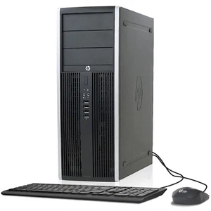 HP Tower Compaq Desktop Computer PC Intel i5-3470 8GB RAM 1TB HDD Wi-Fi Win 10 - Picture 1 of 7