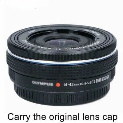 WFYB M.Zuiko 14-42mm f/3.5-5.6 EZ Black Lens for Panasonic Olympus Micro Four Thirds