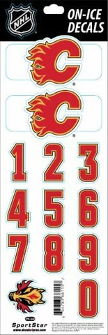 Calgary Flames NHL On Ice White Helmet Decals Cover