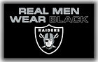 Las Vegas Football Team Flag 90x150cm 3x5ft Raiders Real Men Wear Black Banner