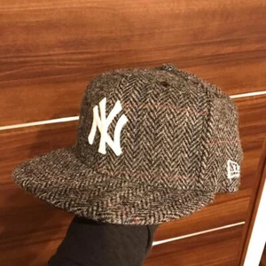 New Era Harris Tweed New York Yankees Cap 7 5/8 New No Tags 59fifty from japan - Picture 1 of 3