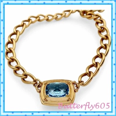 Брайтон мирное присутствие синее золото подвеска ожерелье - Изображение 1 из 4