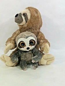 Menge 2 Plüsch - Sealy Dreizehen Faultier und Schlenker TySilk bezaubernd - Bild 1 von 10