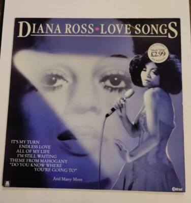 Diana ross love songs lp vg+/vg+ motown 1982 - Image 1 of 2