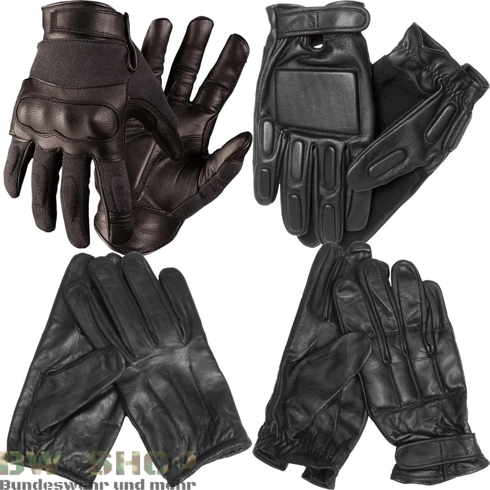 SECURITY HANDSCHUHE QUARZ / KNÖCHEL / SCHNITTSCHUTZ LEDERHANDSCHUHE 4-MODELLE