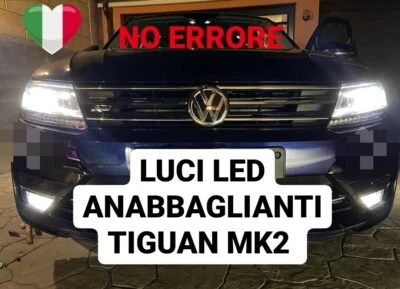 KIT LUCI LED ANABBAGLIANTI ABBAGLIANTI VOLKSWAGEN TIGUAN MK2 CANBUS  Foto 1 de 3