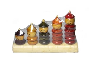 SIPA Indian Handicraft Wooden Stacking Toy Child's Room Decor NEW - Picture 1 of 1